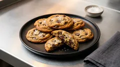 有塩バターで作るチョコチップクッキー：甘さが引き立つ“塩バター感”の配合と焼き方