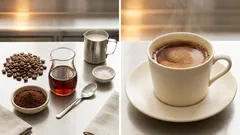 いつものコーヒーが香ばしく変わる：チコリシロップ小さじ1の簡単アレンジ