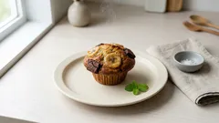 混ぜて焼くだけ、完熟バナナでしっとり：クッキー＆バナナマフィン