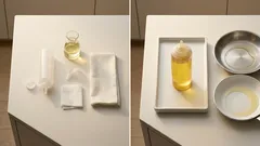 空ボトルが便利道具に：逆さケチャップ容器で作る、押すだけオイルディスペンサー