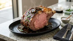 混ぜるだけでローストがごちそうに：発酵黒豆（豆豉）バターの作り方と使い方（プライムリブに）