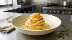 冷蔵庫がほぼ空でも大丈夫。卵黄＋粉チーズで作る「卵黄クリームパスタ」（生クリームなし）